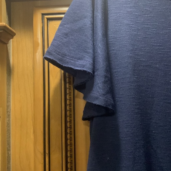 NWOT Paige Brielle Navy Drawstring Waist T-Shirt Dress Size X-Large - Picture 9 of 14